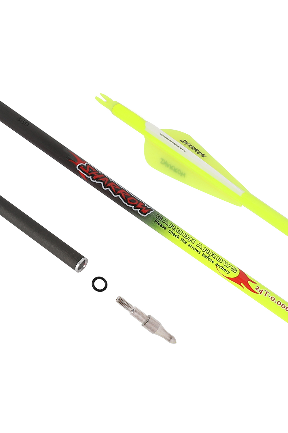 33"Sharrow ID6.2mm Pure Carbon Arrow-Lokearchery