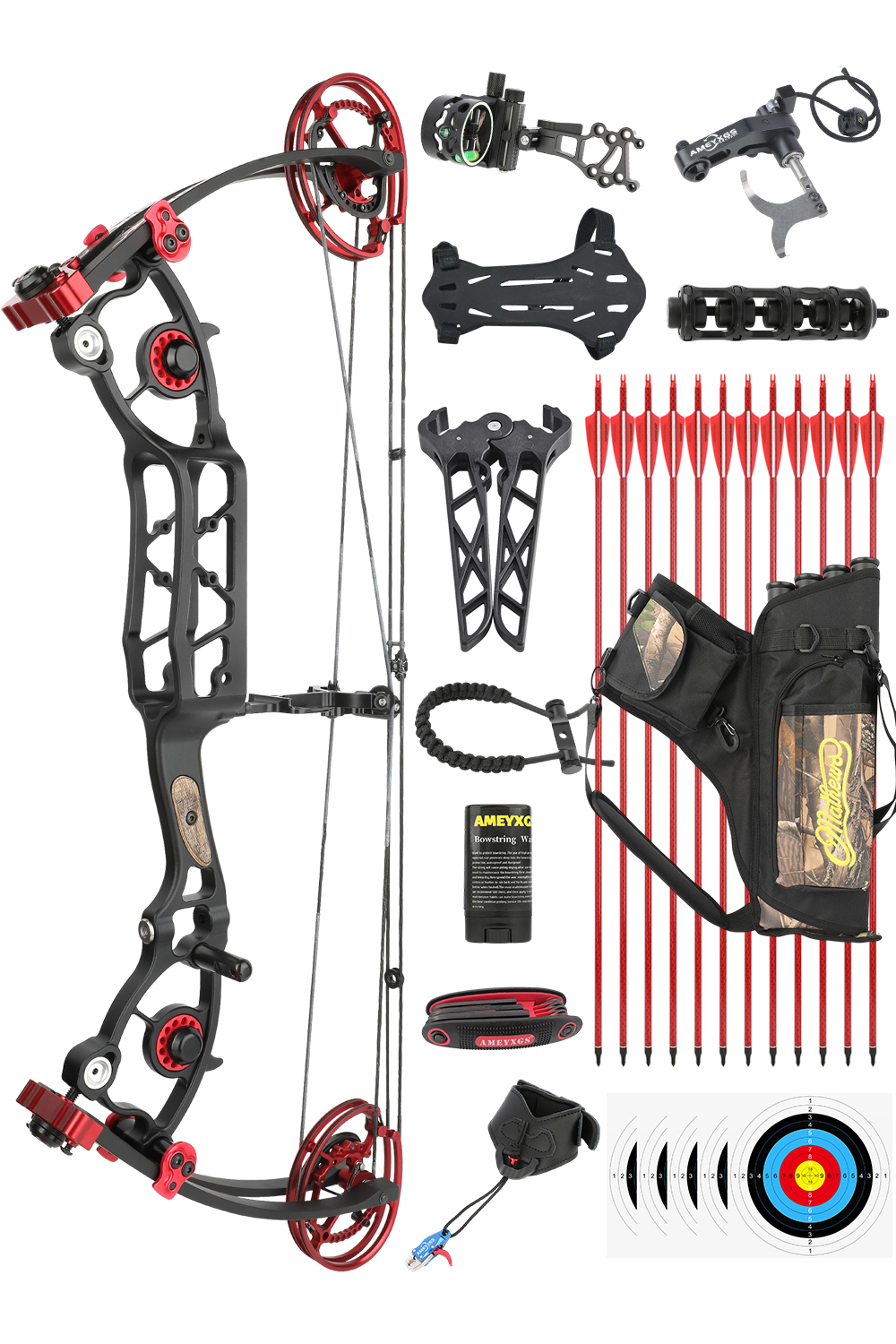 Toulu 45-70Lbs Hunting Dual-Purpose Compound Bow Set-Lokearchery