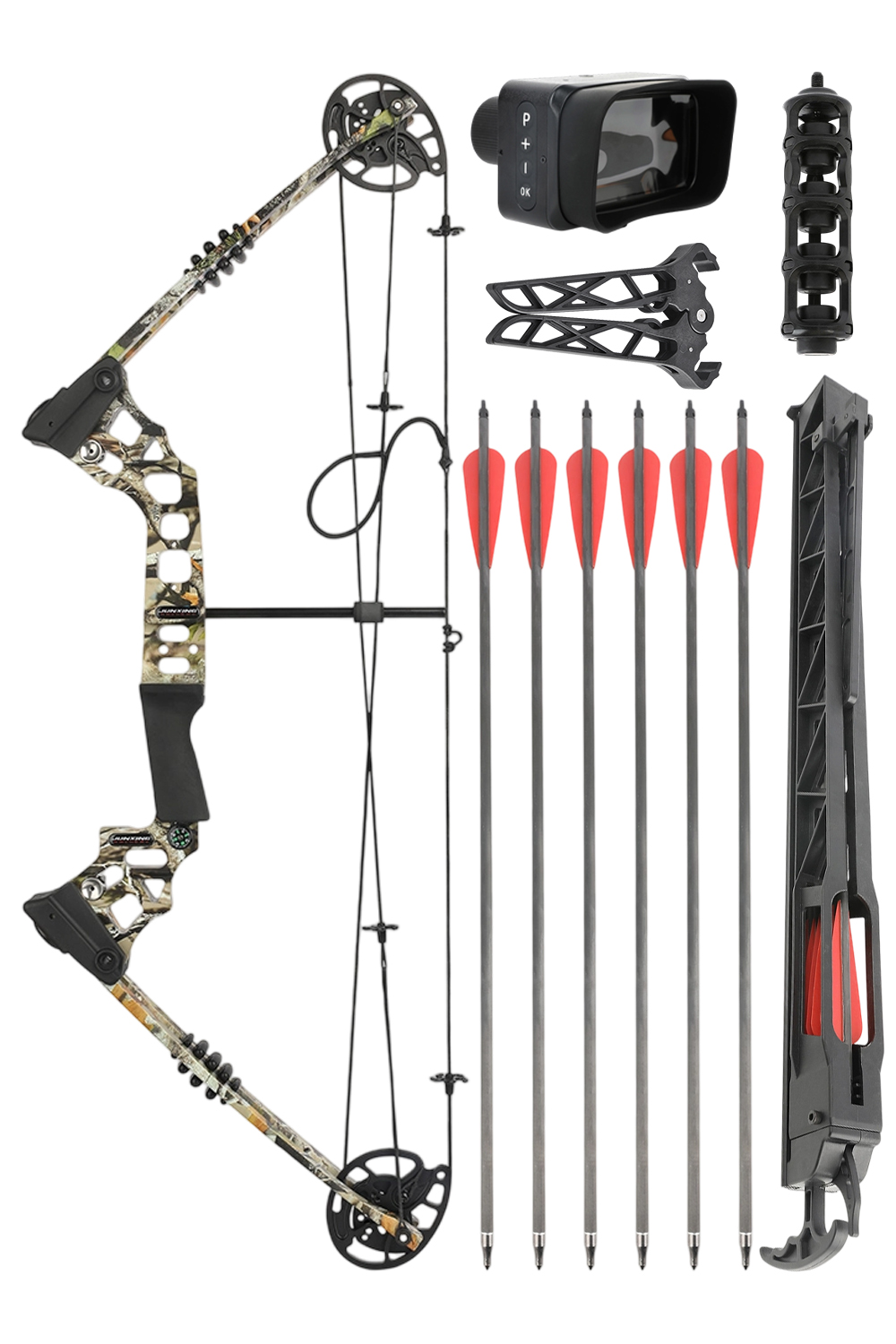 Junxing Dragon X8 Night Vision Continuous Shooting Hunting Compound Bow Set-Lokearchery