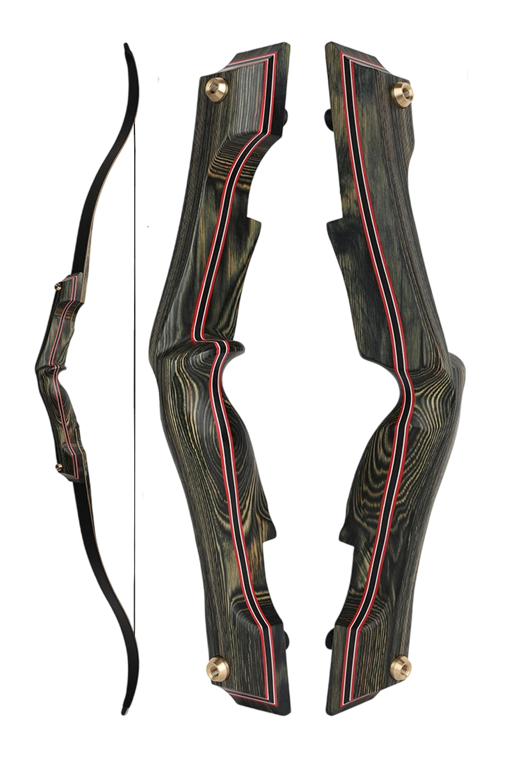 Lokearchery 30-60Lbs CNC Reverse Hunting Recurve Bow Set