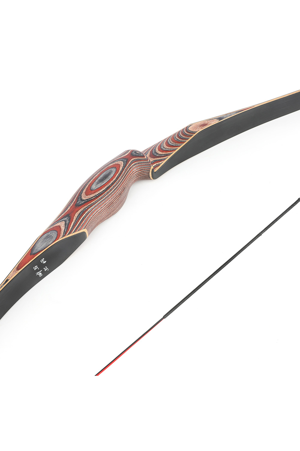 Lokearchery 20-50Lbs One Piece Recurve Traditional Bow RH LH