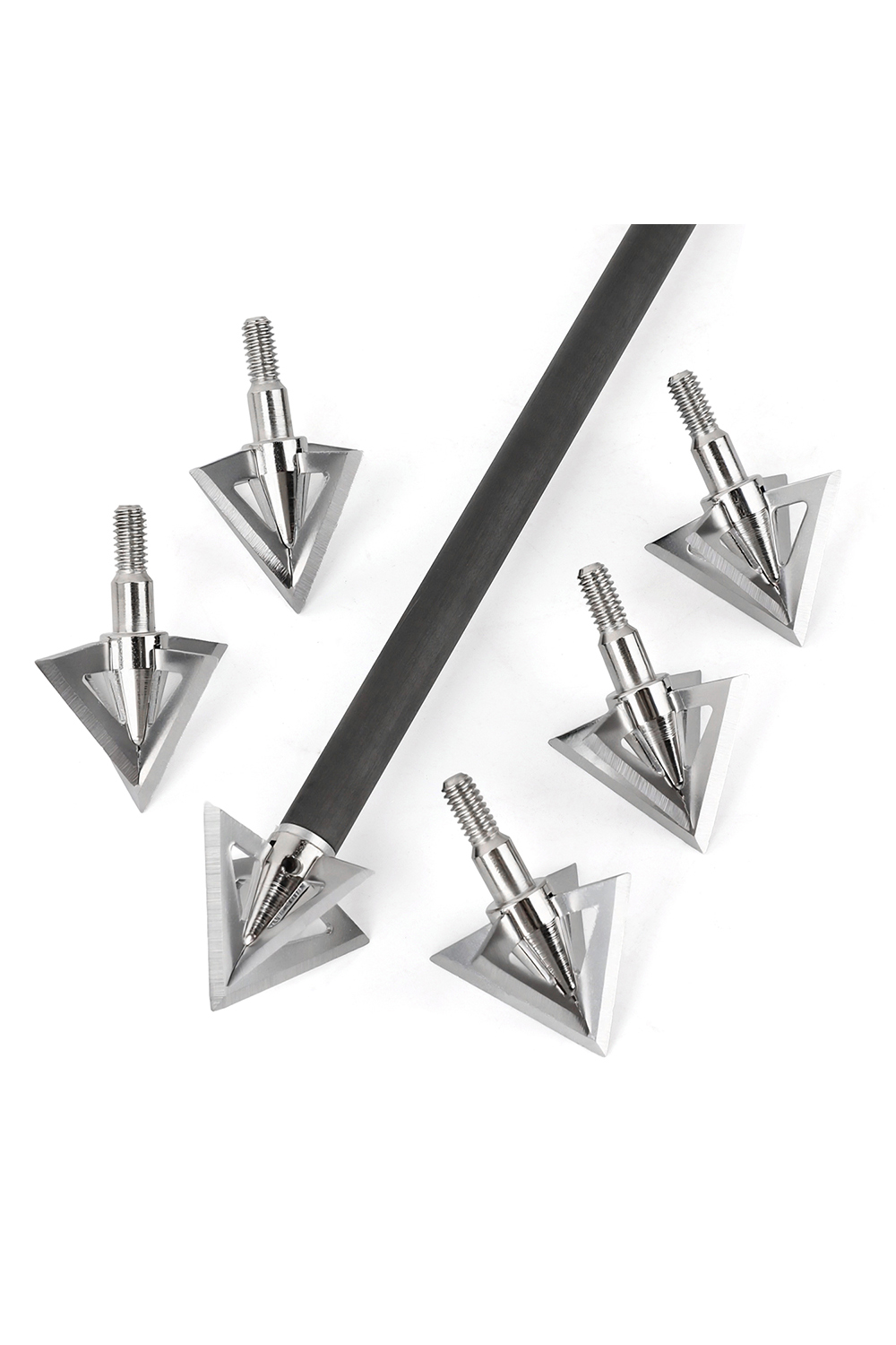 100 Grain Cross Star Broadheads – Precision Hunting Set of 12Pcs