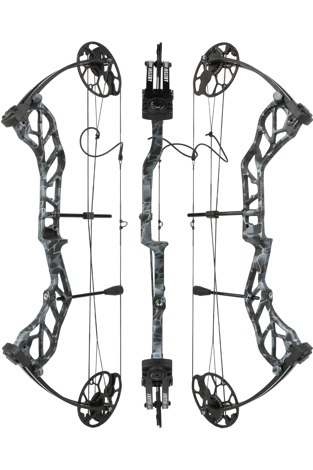 Ameyxgs E8 19-70Lbs CNC Adjustable Camo Hunting Compound Bow Set
