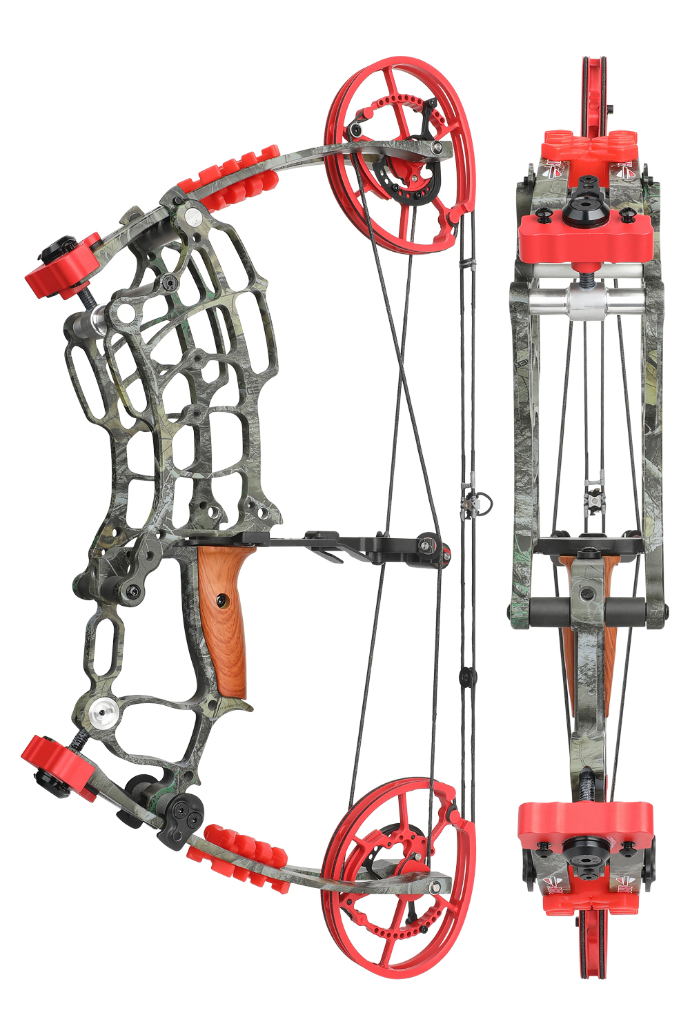 Lokearchery Villain 30-70Lbs Dual-Purpose Compound Bow for Hunting & Bowfishing