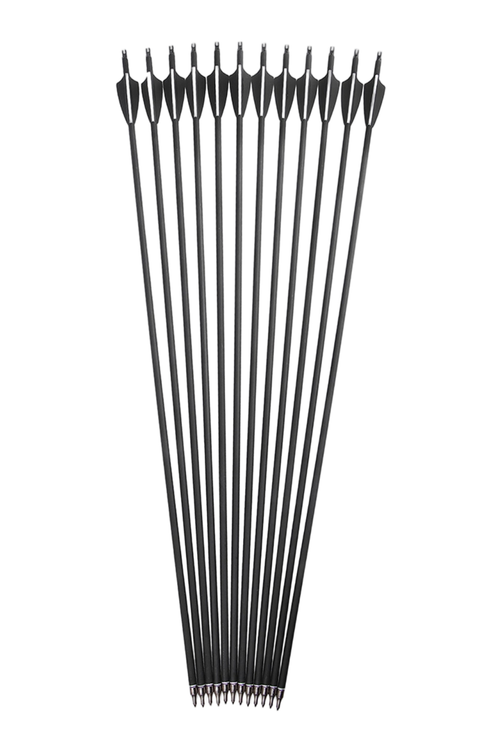Lokearchery 500 Spine Carbon Arrows for Compound & Recurve Bows 
