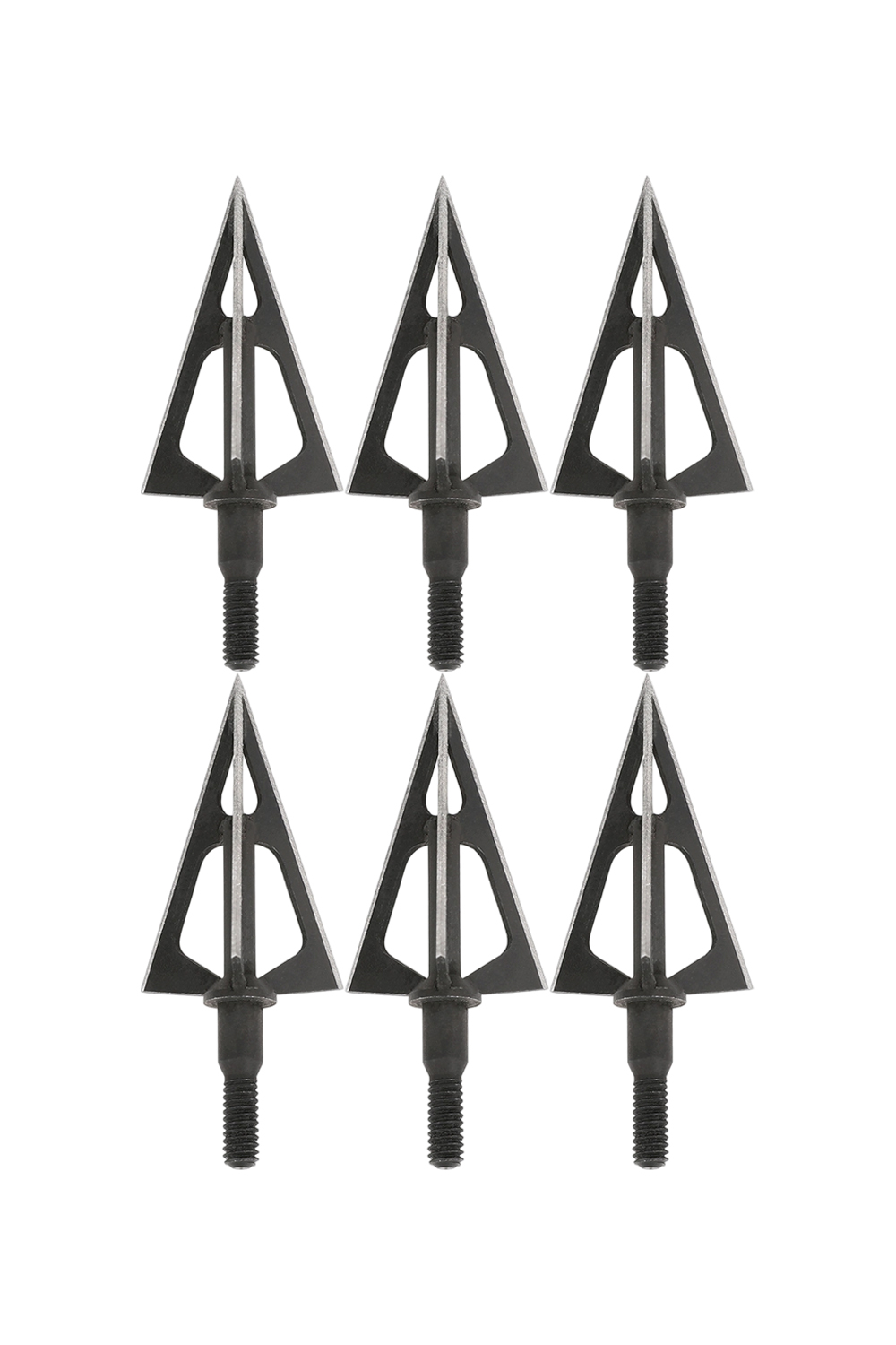 100 Grain Stainless Steel Hunting Broadheads for Compound Bows