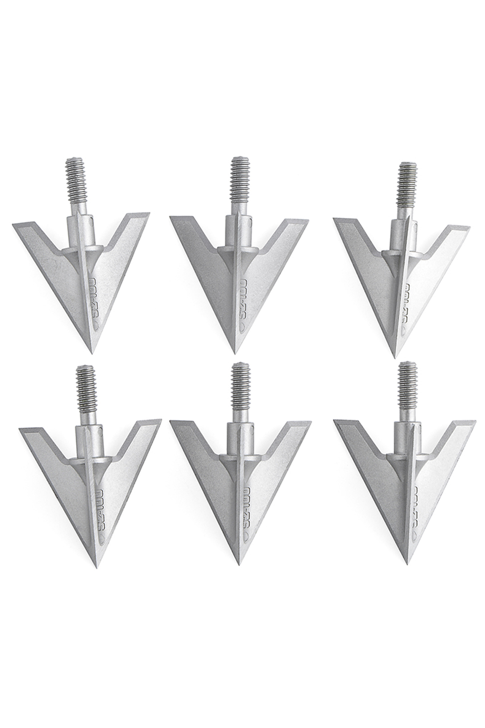 Lokearchery 3 Fixed Blades 100 Grain Aluminum Alloy Broadheads 