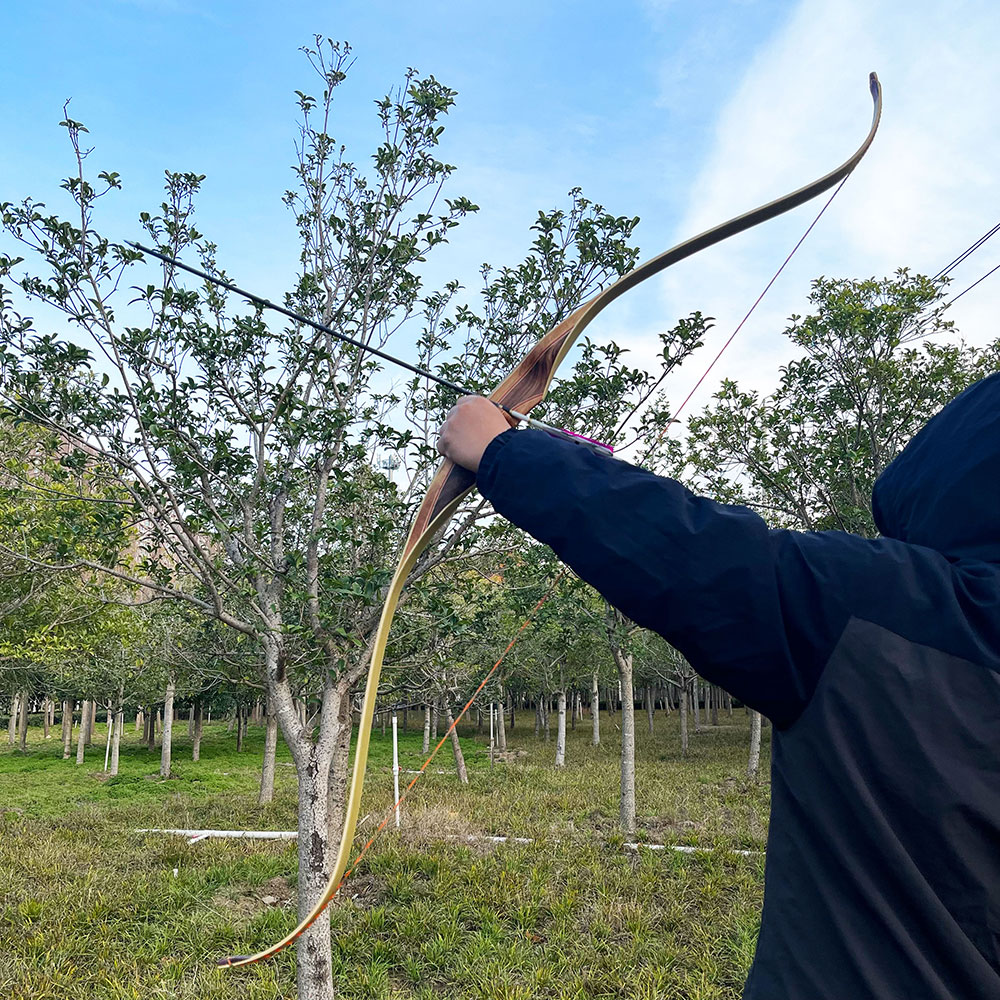 Archery 62inch Traditional Bow 30-60lbs Recurve Longbow