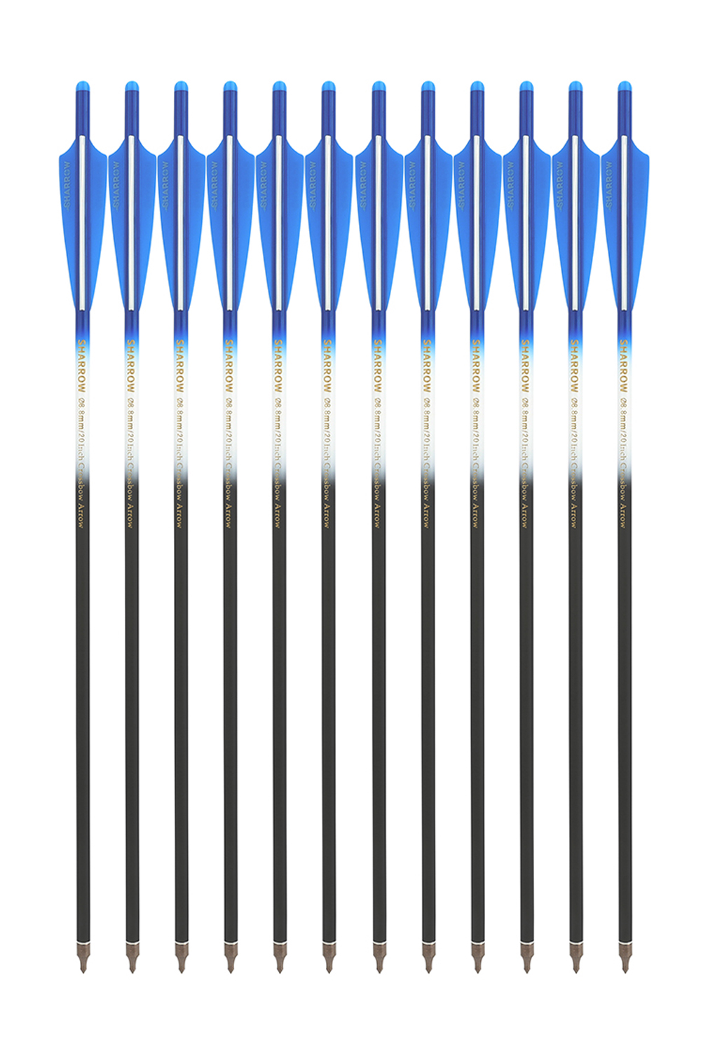 12Pcs Sharrow Archery Hunting Crossbow Arrows-Lokearchery