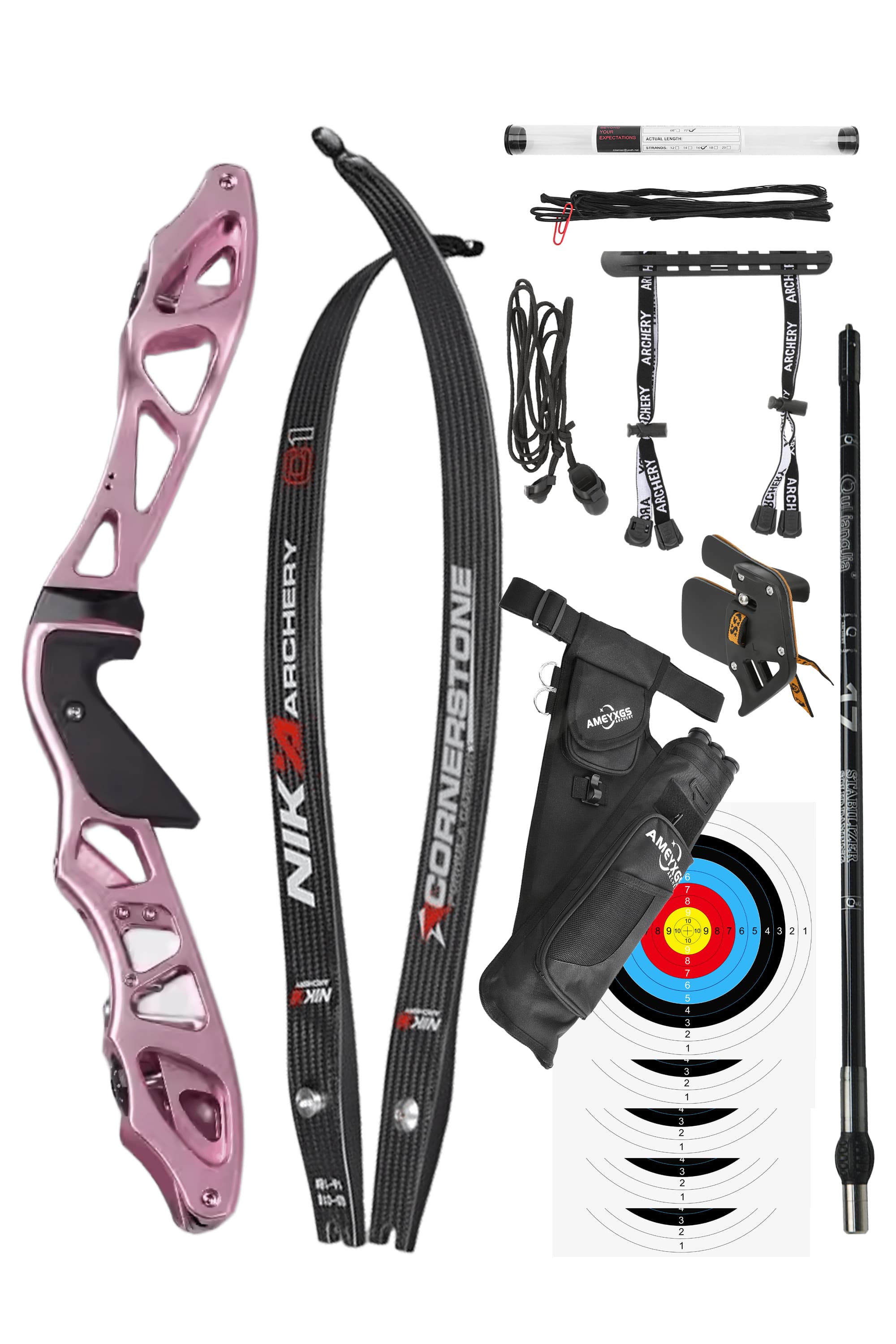 16-56lbs ILF Recurve Bow Kit CHN Riser Carbon Limbs