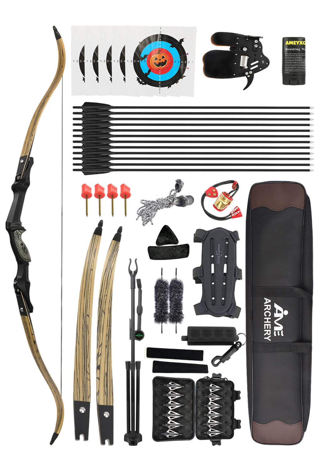 Junxing F261 30-60lbs ILF Aluminum Alloy Hunting Recurve Bow