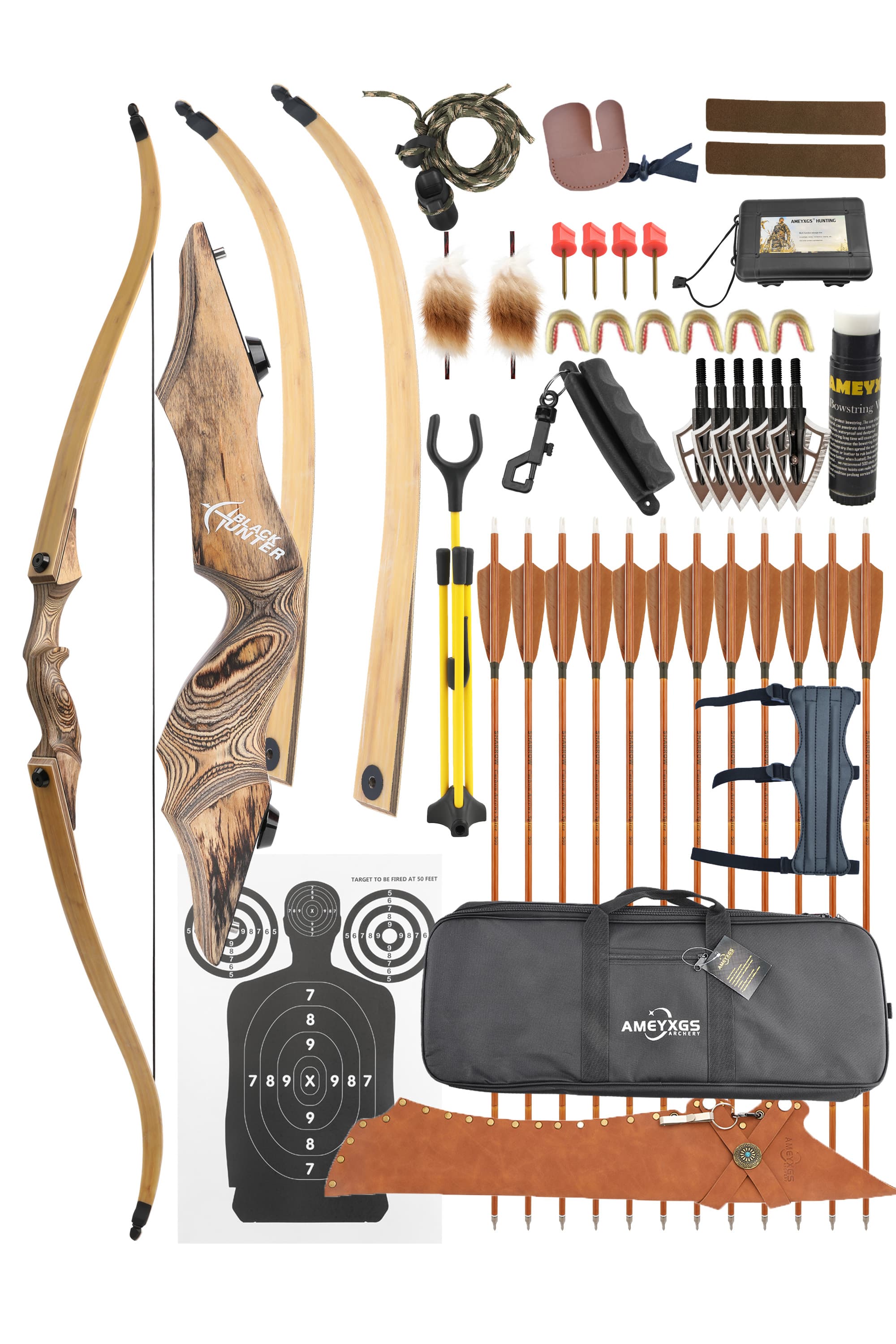 Recurve Bow 20-50lbs Traditional Bow Shooting