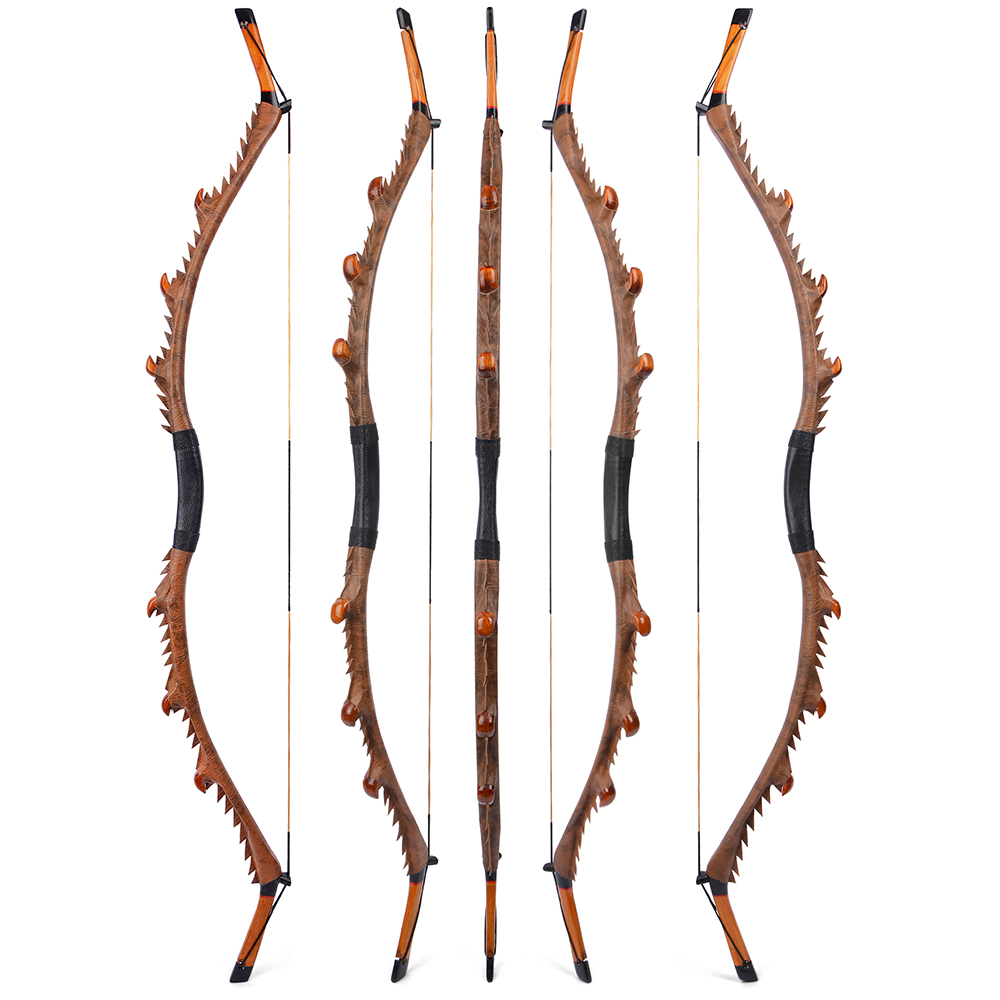 Archery Recurve Bow Kit  35/45/55lbs Wooden Takedown Hunting Split Bow