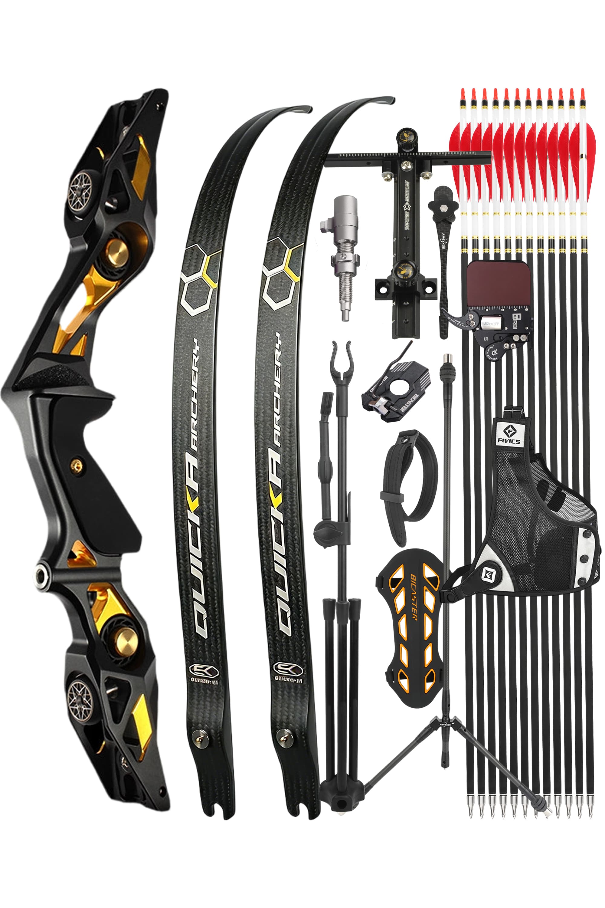 BOSEN 18-50lbs Takedown Recurve Bow Kit  Shooting Archery Target