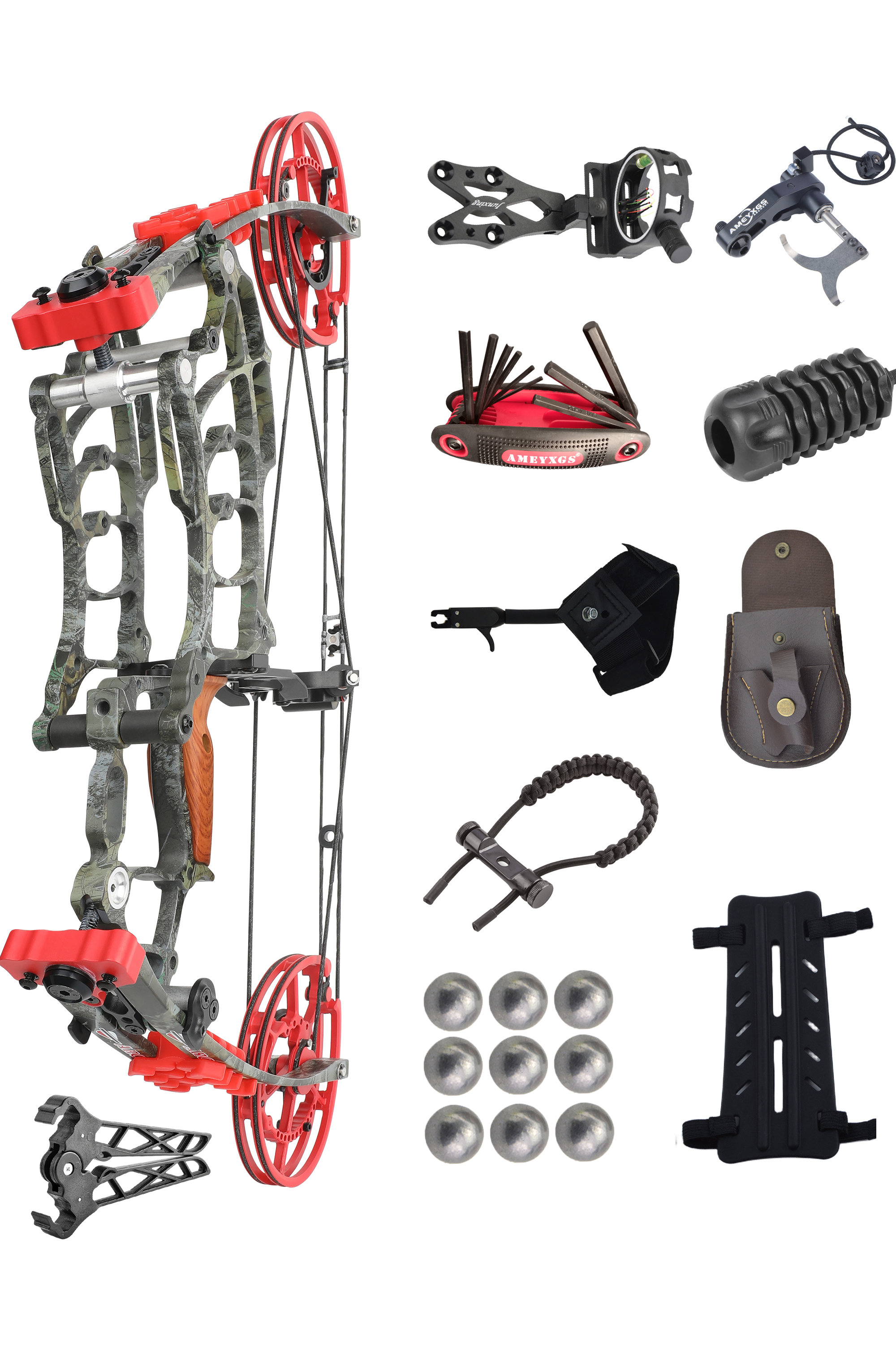 Short Axis Dual-use Compound Hunting Bow 30-70 lbs