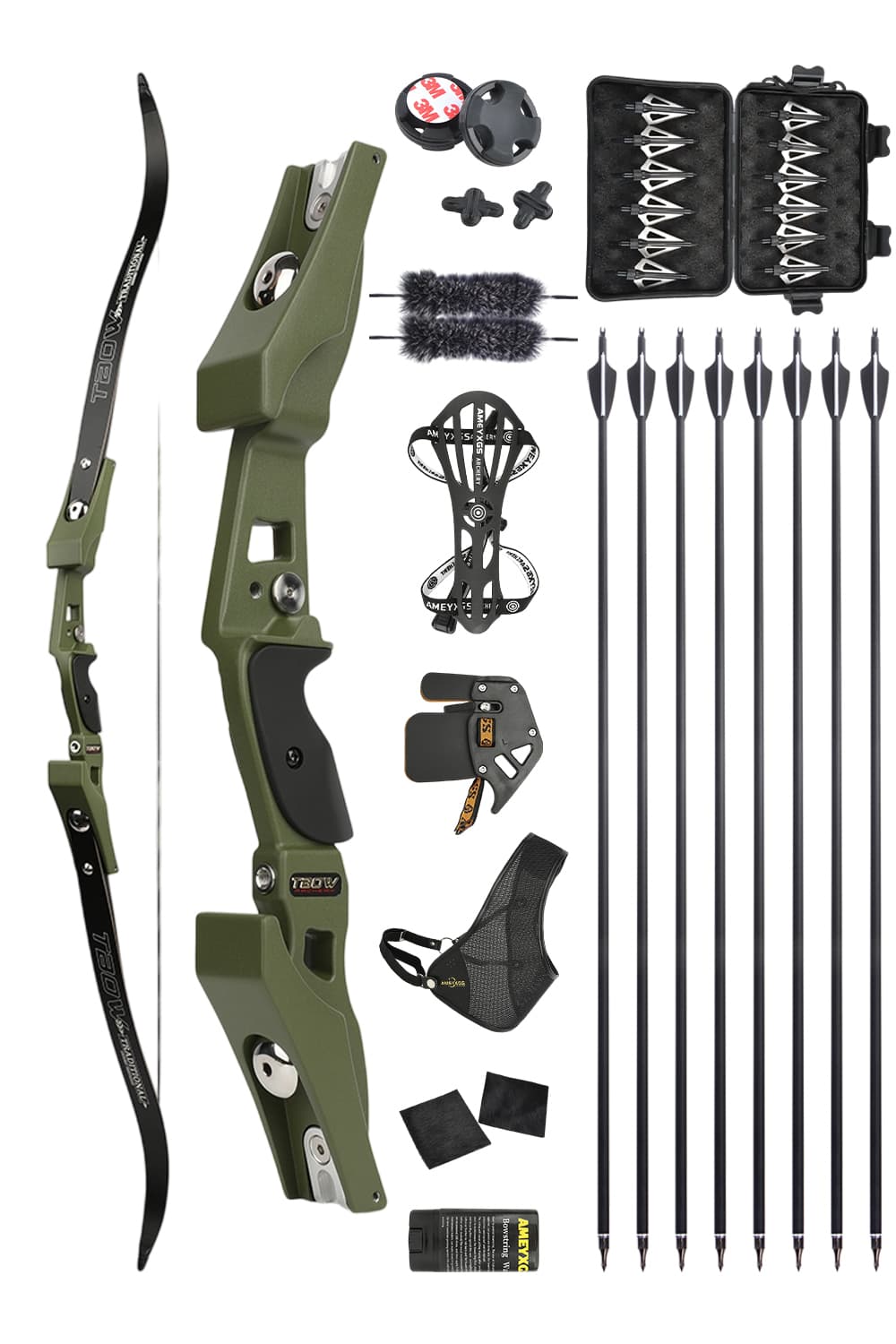 Junxing B3 25-60Lbs Archery Hunting Recurve Bow Set-Lokearchery