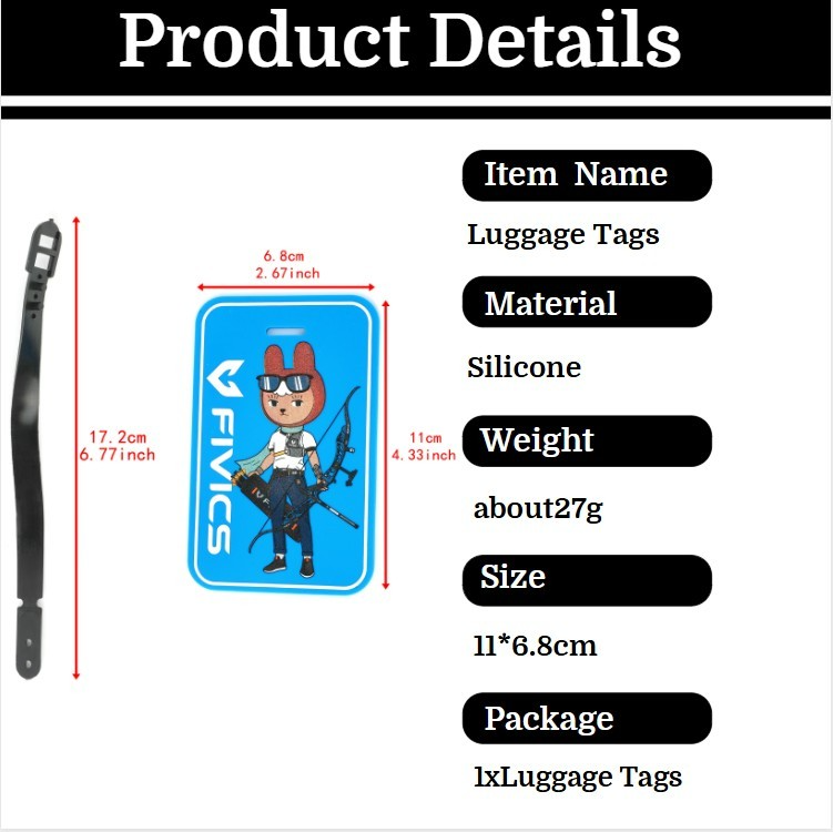 Archery Themed Luggage Tag Gift for Archers