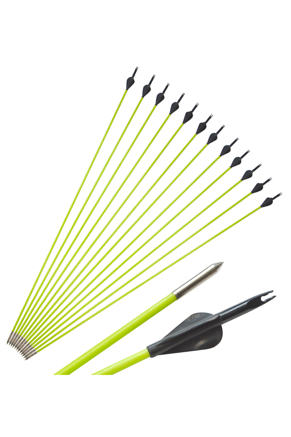 31" Archery Fiberglass Arrows Shooting Youth Practice-Lokearchery