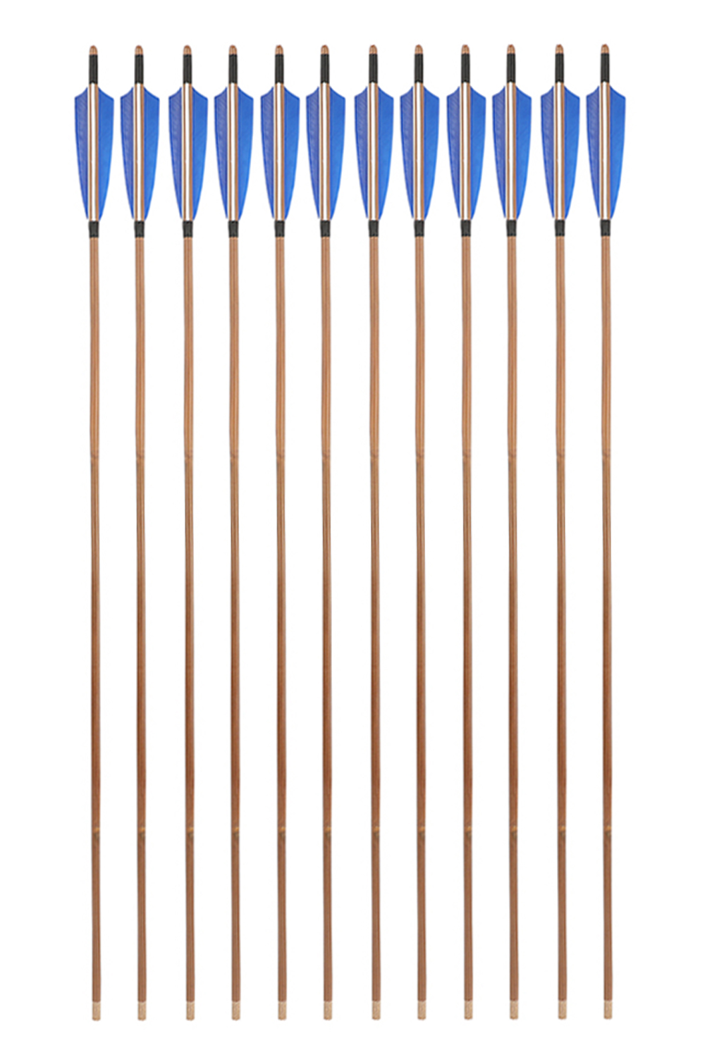 5" Shield Arrow Shaft 8mm Hunting Bamboo Arrows-Lokearchery