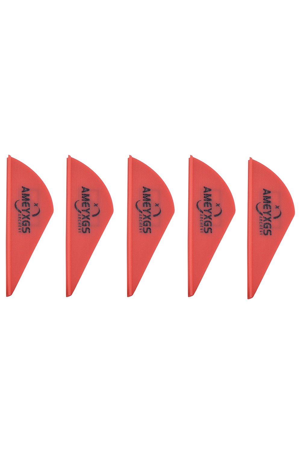 100Pcs 2" Solid Color Rubber Archery Feathers-Lokearchery