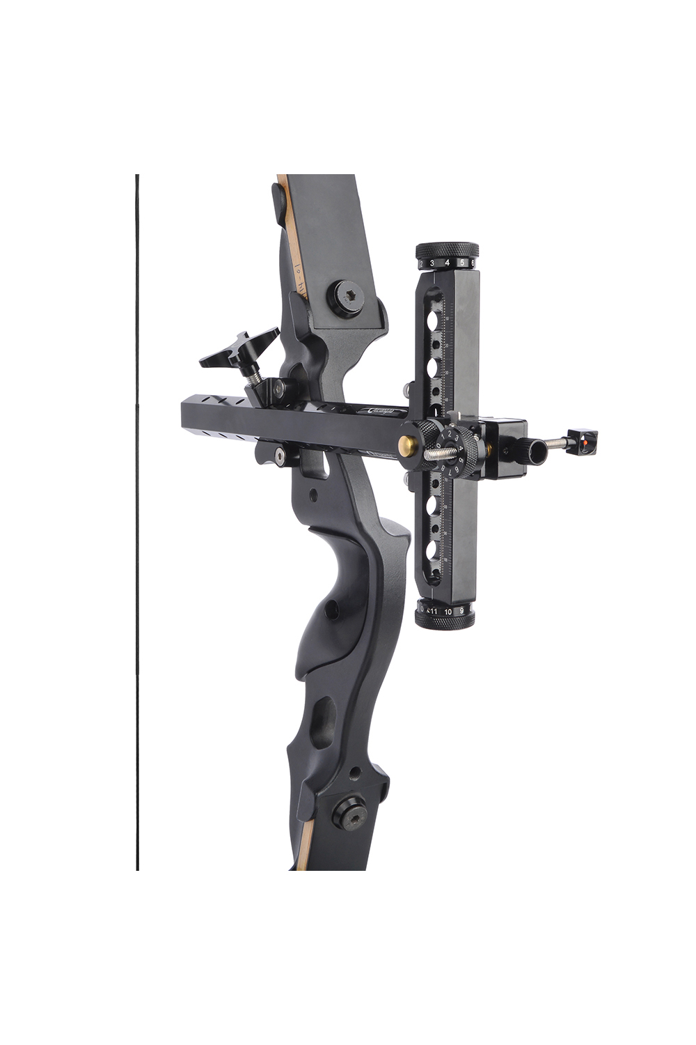 AKT-QT517B Archery 1 Pin Aluminum Recurve Bow Sight-Lokearchery