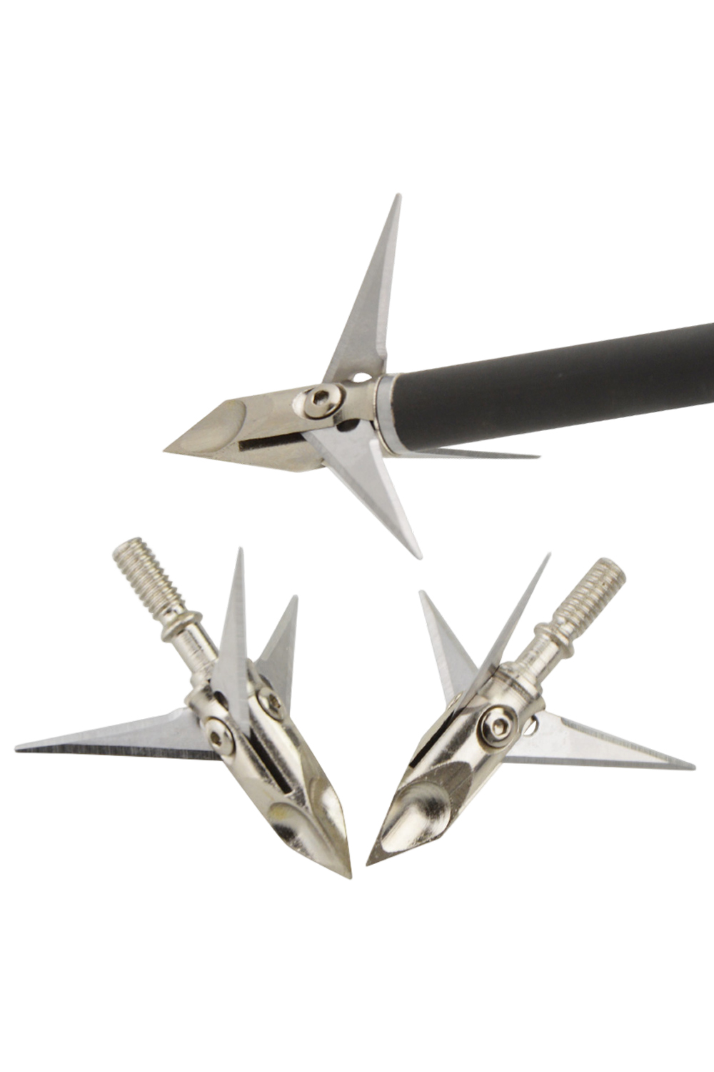 Ameyxgs Hunting Spiral Blade Arrowheads-Lokearchery