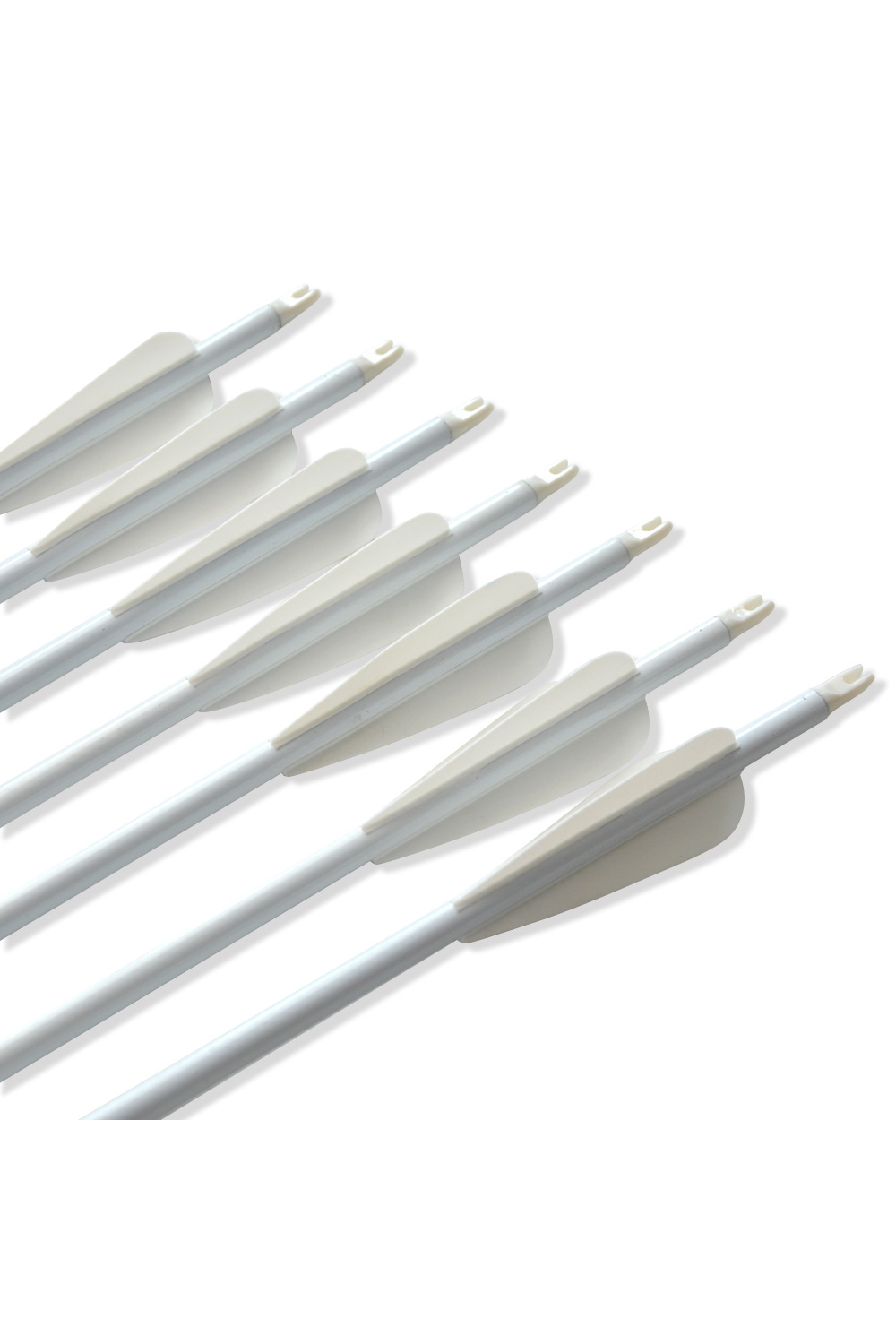 Sharrow 500 Spine White Hunting Carbon Arrows-Lokearchery