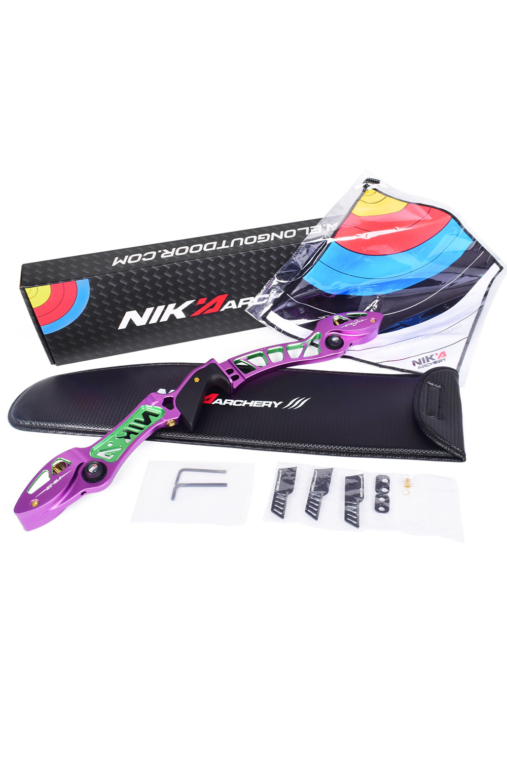 Nika ET-15A Stellar 25inch ILF CNC Recurve Bow Riser-Lokearchery
