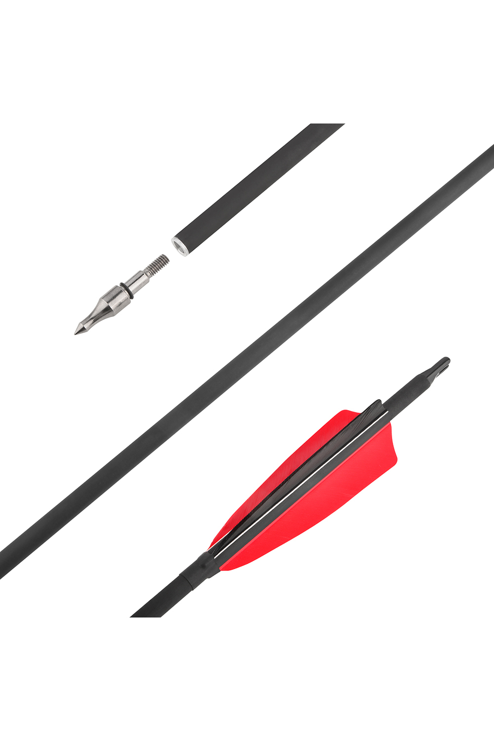 Sharrow 500 Spine Archery Hunting Real Feather Carbon Arrow