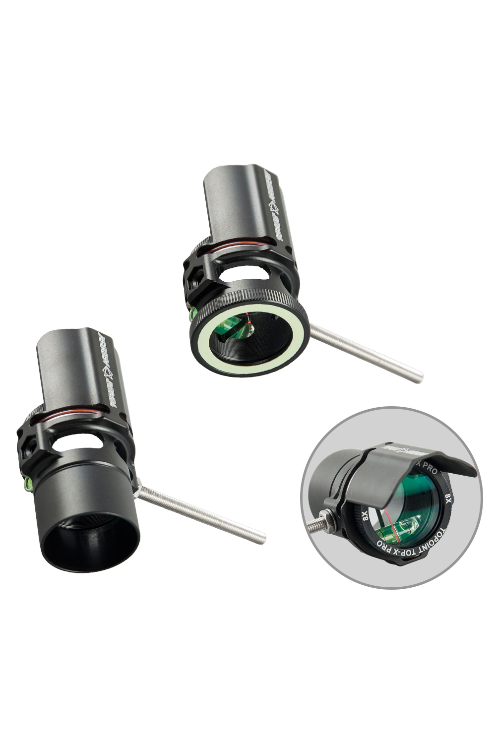 Topoint TP8750 0.019" CNC Compound Bow Sight 2X 4X 6X 8X