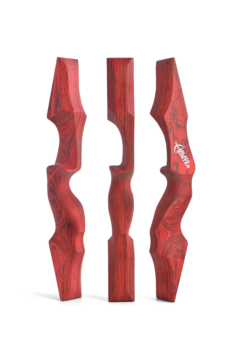 Black Hunter 60" Takedown Longbow 20-60Lbs Hunting Recurve Bow Set