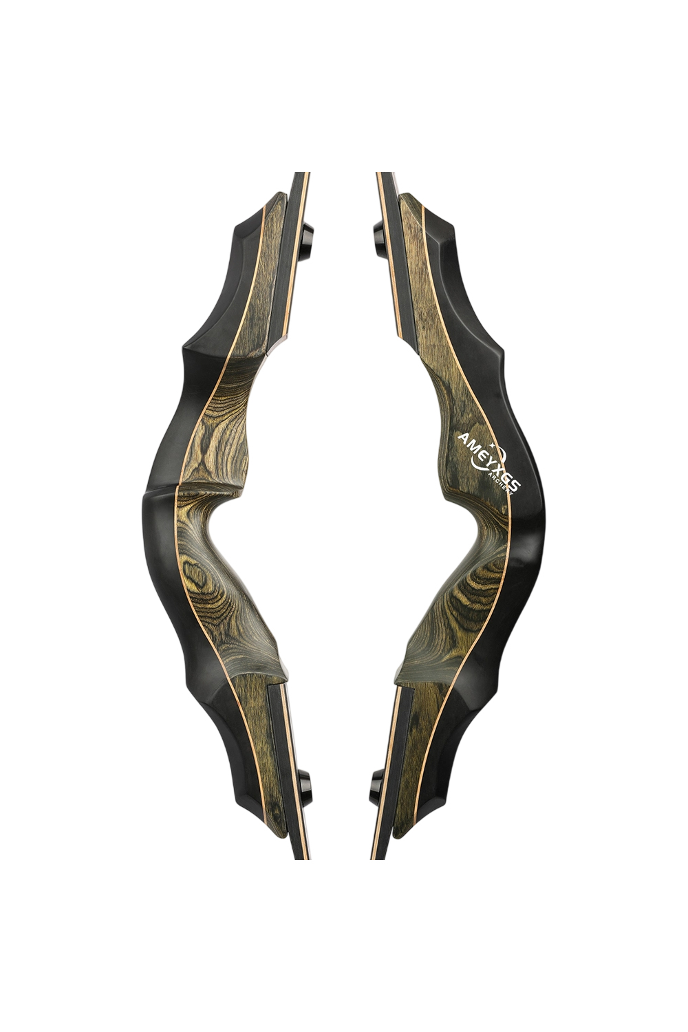 62" Takedown Wooden Recurve Bow 20–60lbs for Hunting & Training