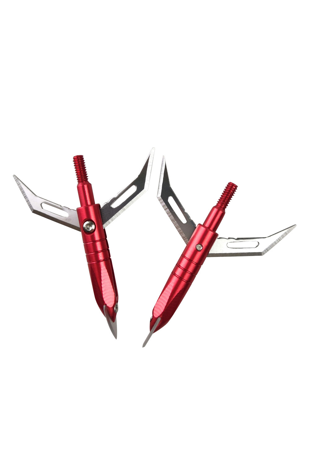 Lokearchery CNC Aluminum Foldable Hunting Broadheads-12Pcs