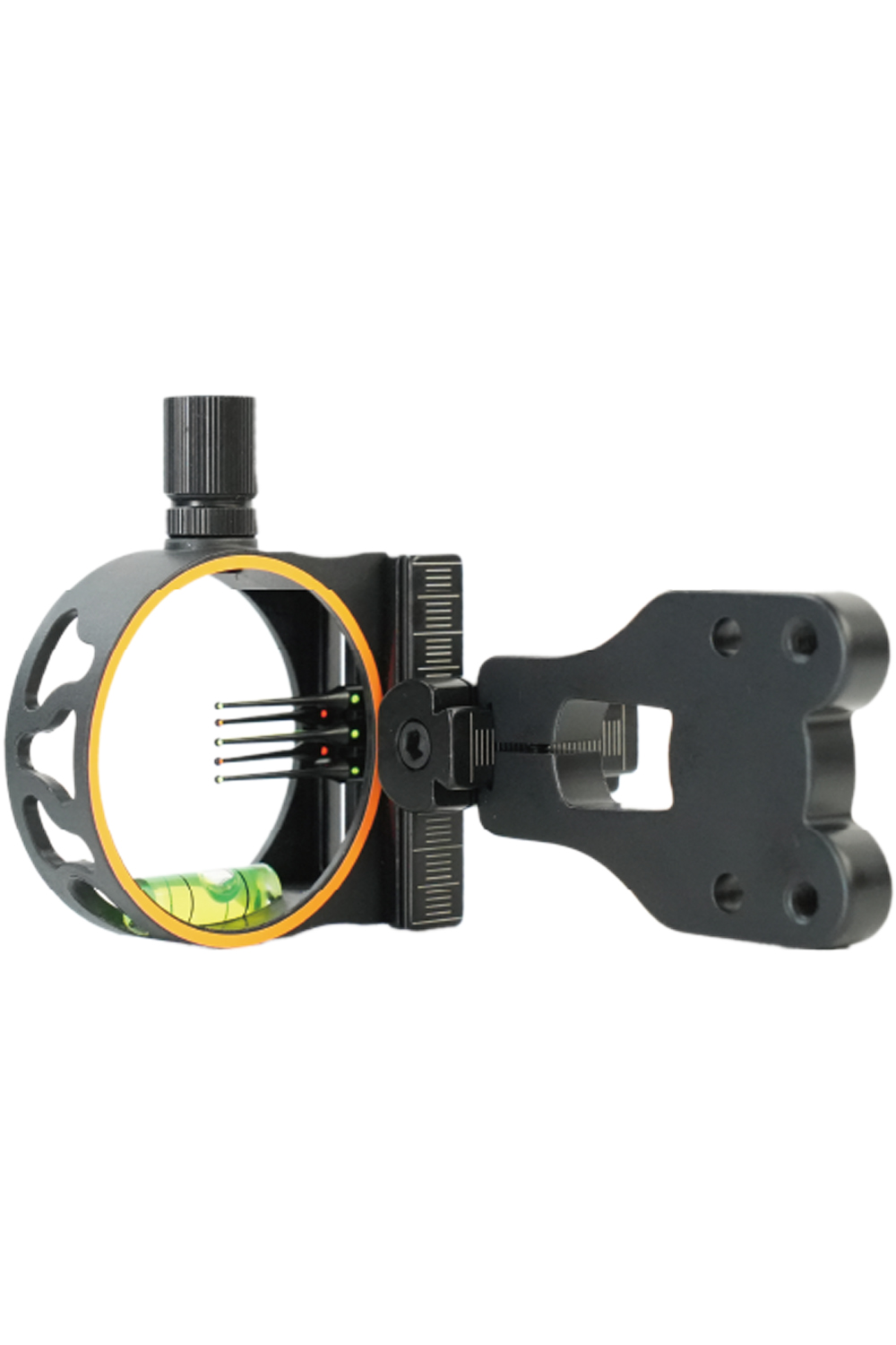 Archery 5 Pin Bow Sight 0.019" Optical Fiber Micro Adjustable