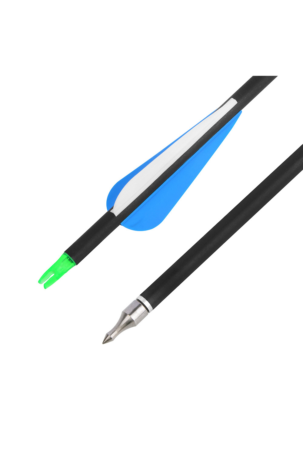 Lokearchery 30 inch 500 Spine Carbon Arrows for Hunting and Training