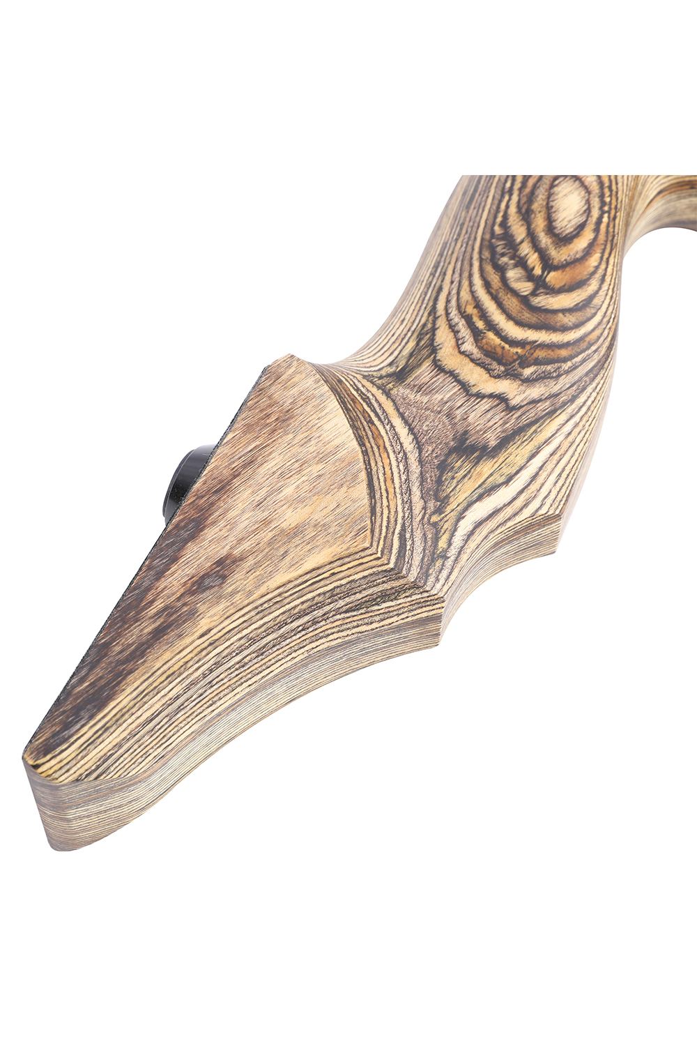 Black Hunter 50-60Lbs RH Wooden Recurve Bow Set for Hunting