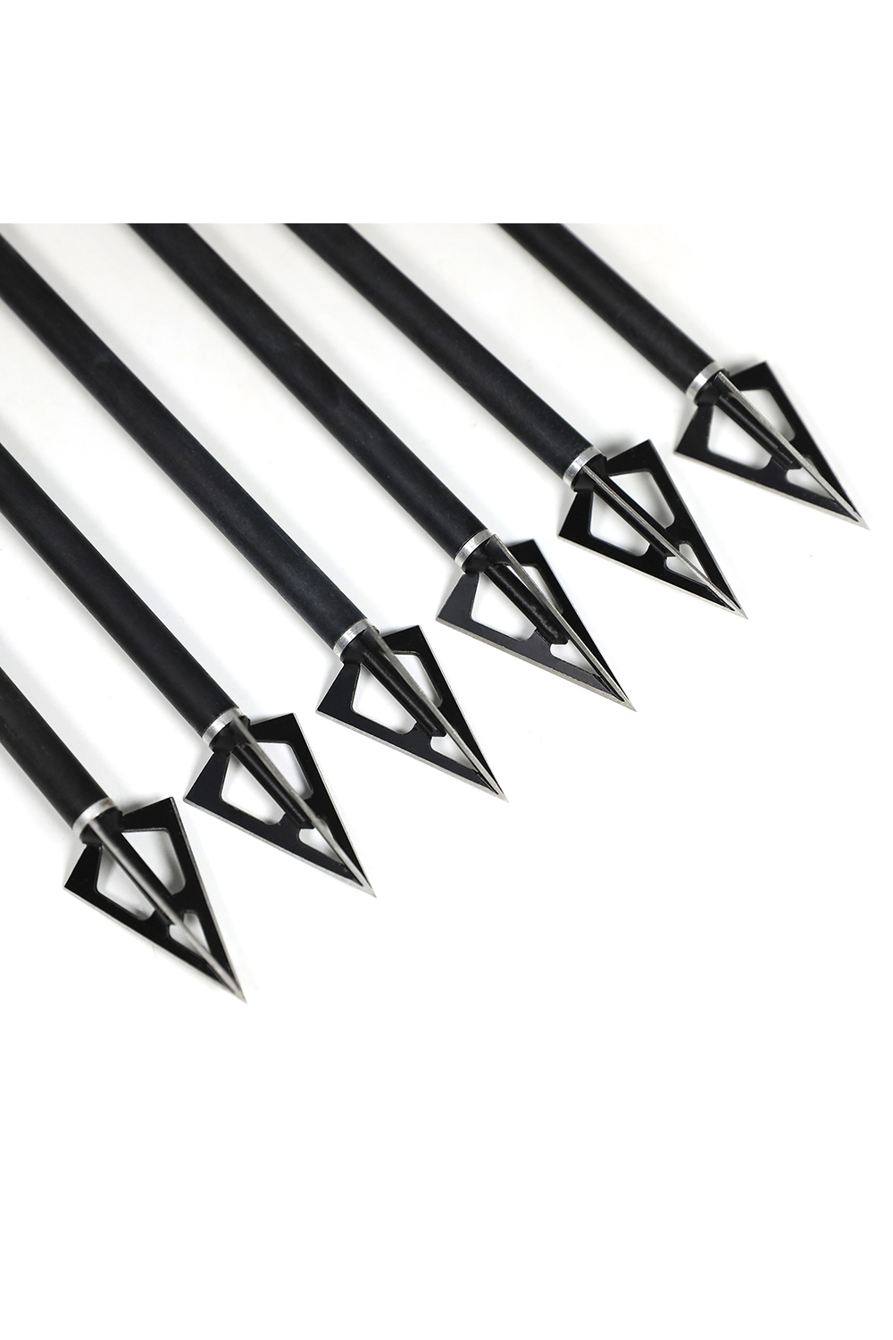 100 Grain Stainless Steel Hunting Broadheads for Compound Bows
