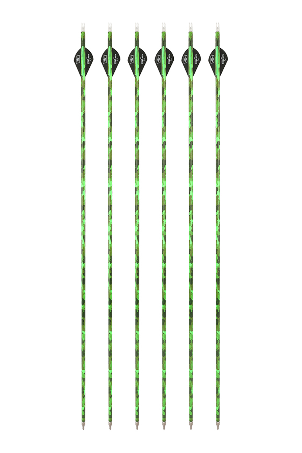 Ameyxgs Camo Carbon Arrows 500 Spine for Compound & Recurve Bows