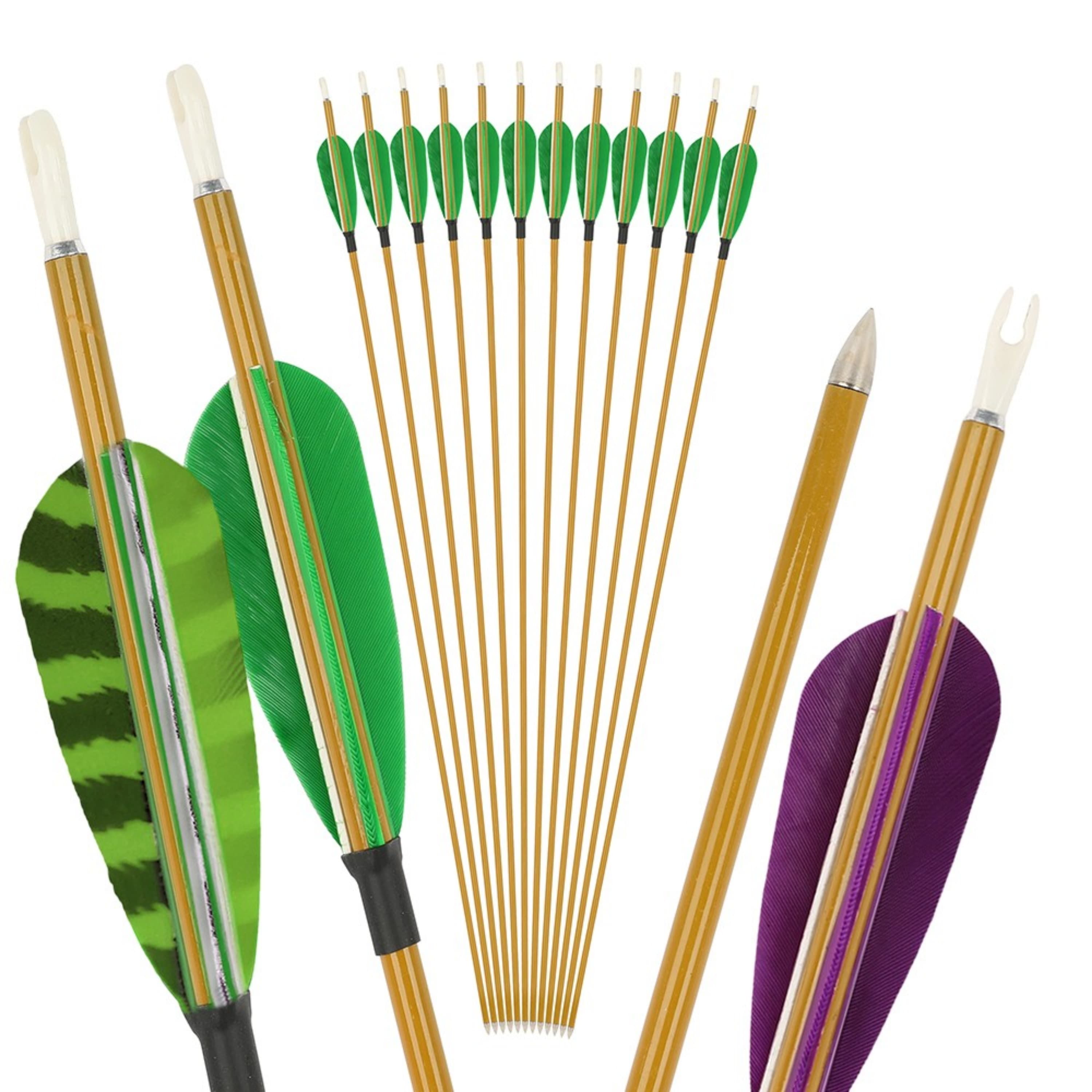 31 inch Carbon Fiber Archery Hunting Carbon Arrows 900 spine