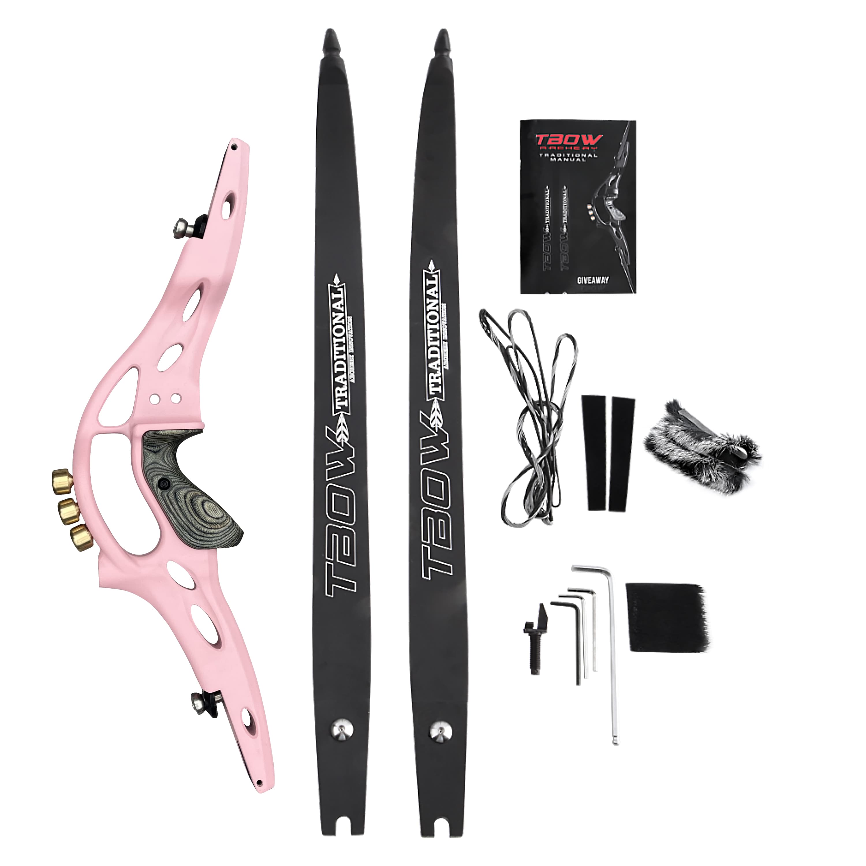 Tbow 30-60Lbs Takedown Hunting Recurve Bow ILF