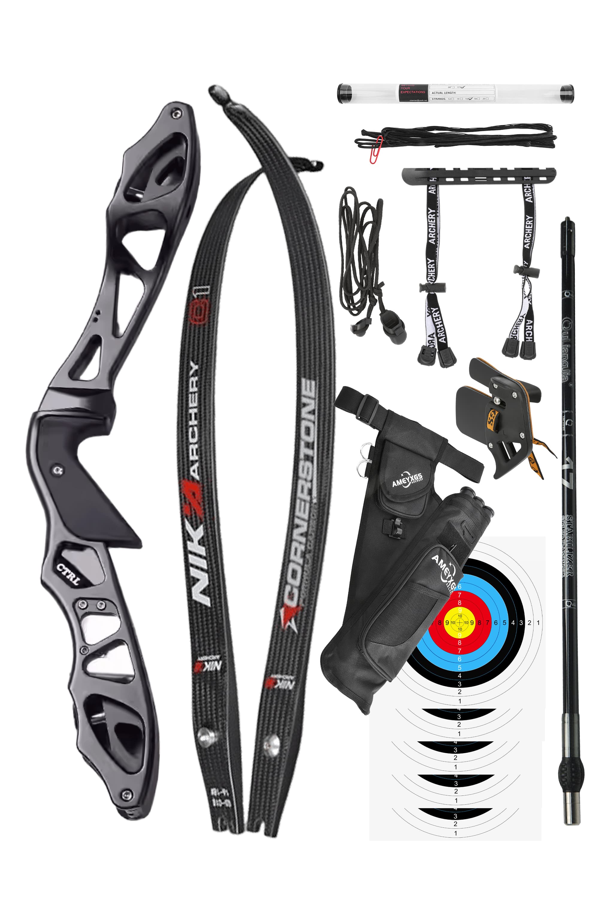 16-56lbs ILF Recurve Bow Kit CHN Riser Carbon Limbs