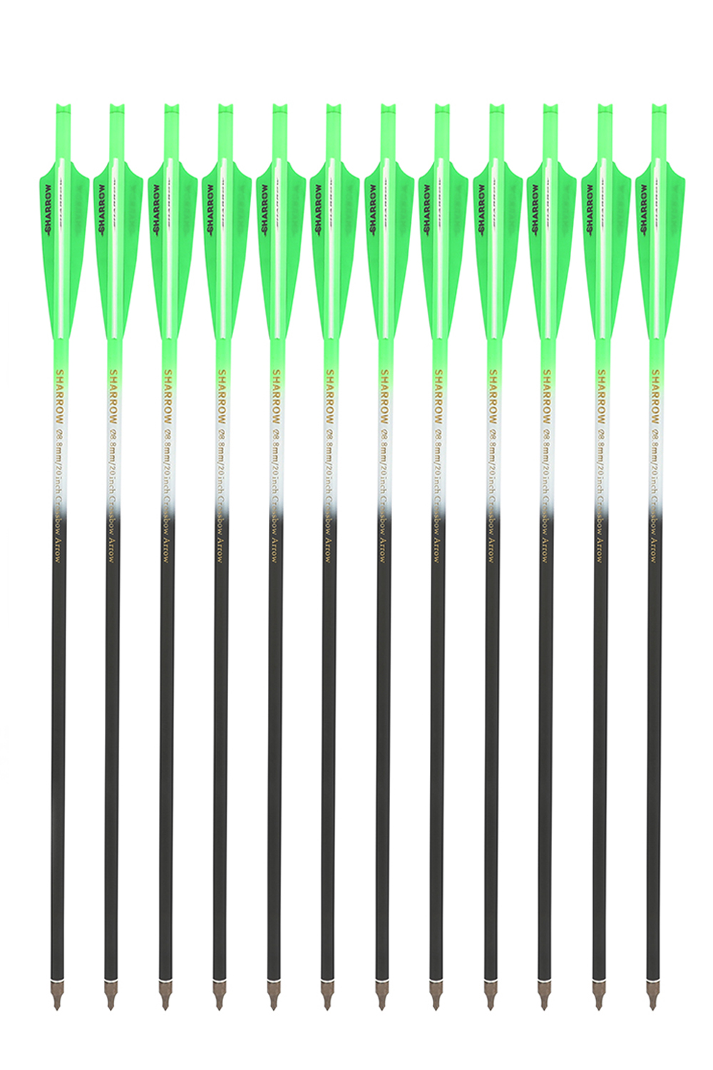 12Pcs Sharrow Archery Hunting Crossbow Arrows-Lokearchery