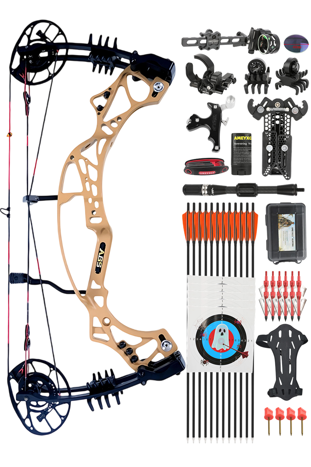 AGS Shengsuan 4.0 40-70Lbs Archery Hunting Compound Bow