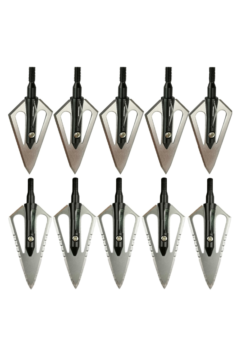 12pcs Arrowheads 100gr Archery Broadheads Points Hunting