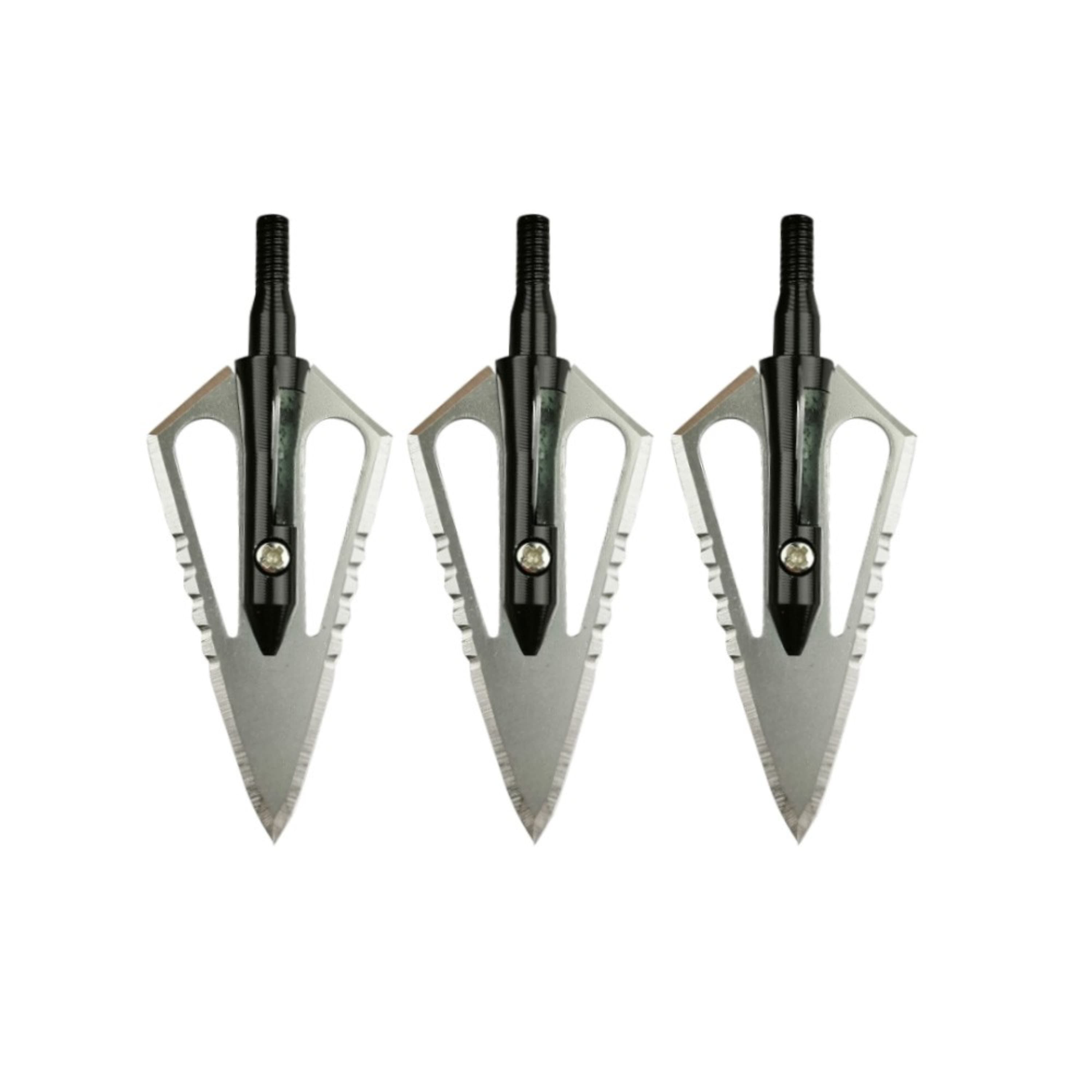 12pcs Arrowheads 100gr Archery Broadheads Points Hunting