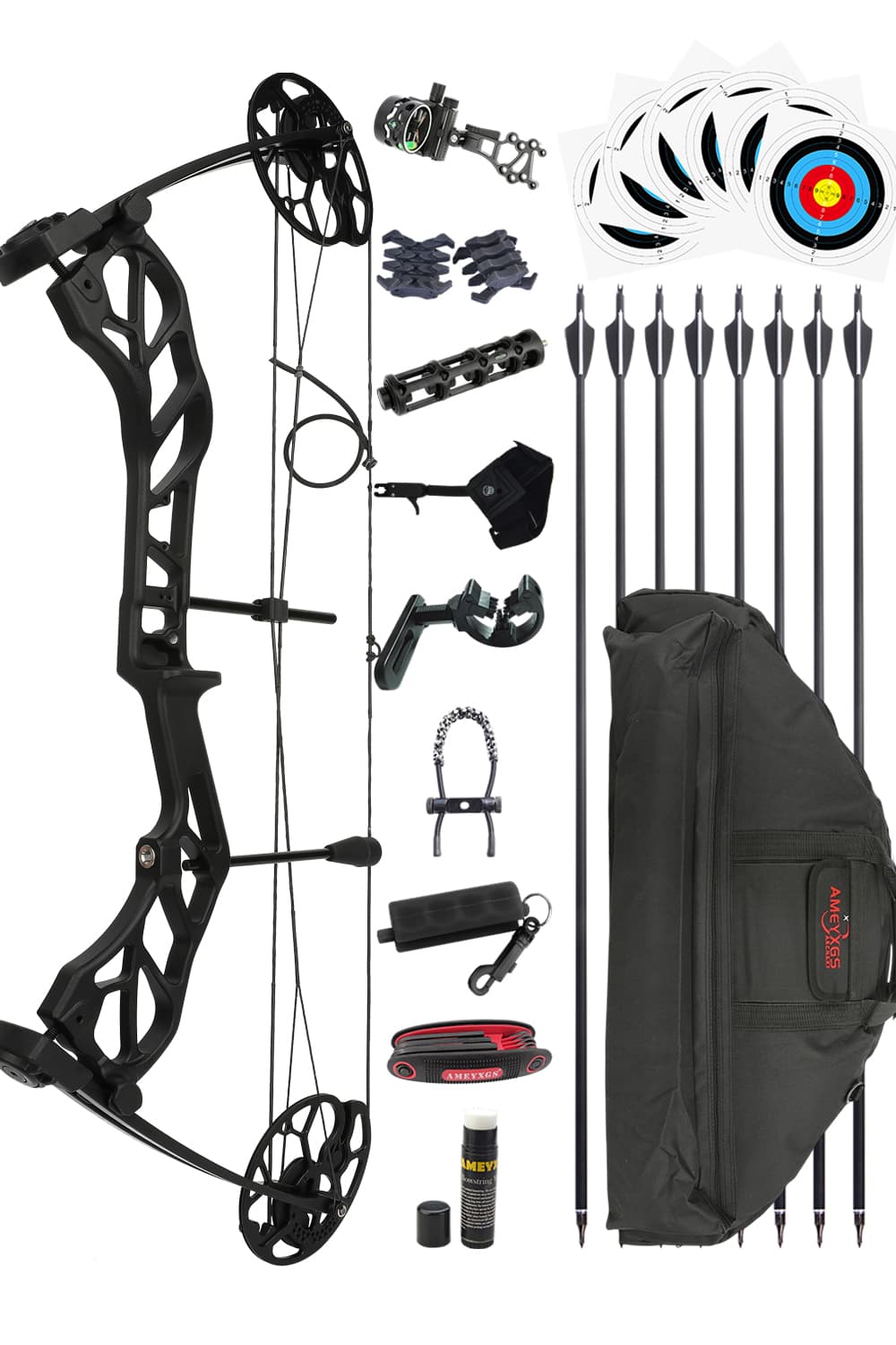 Ameyxgs E8 19-70Lbs Archery Hunting Compound Bow Set-Lokearchery