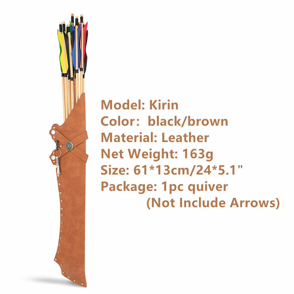 Ameyxgs Medieval Vintage Leather Quiver