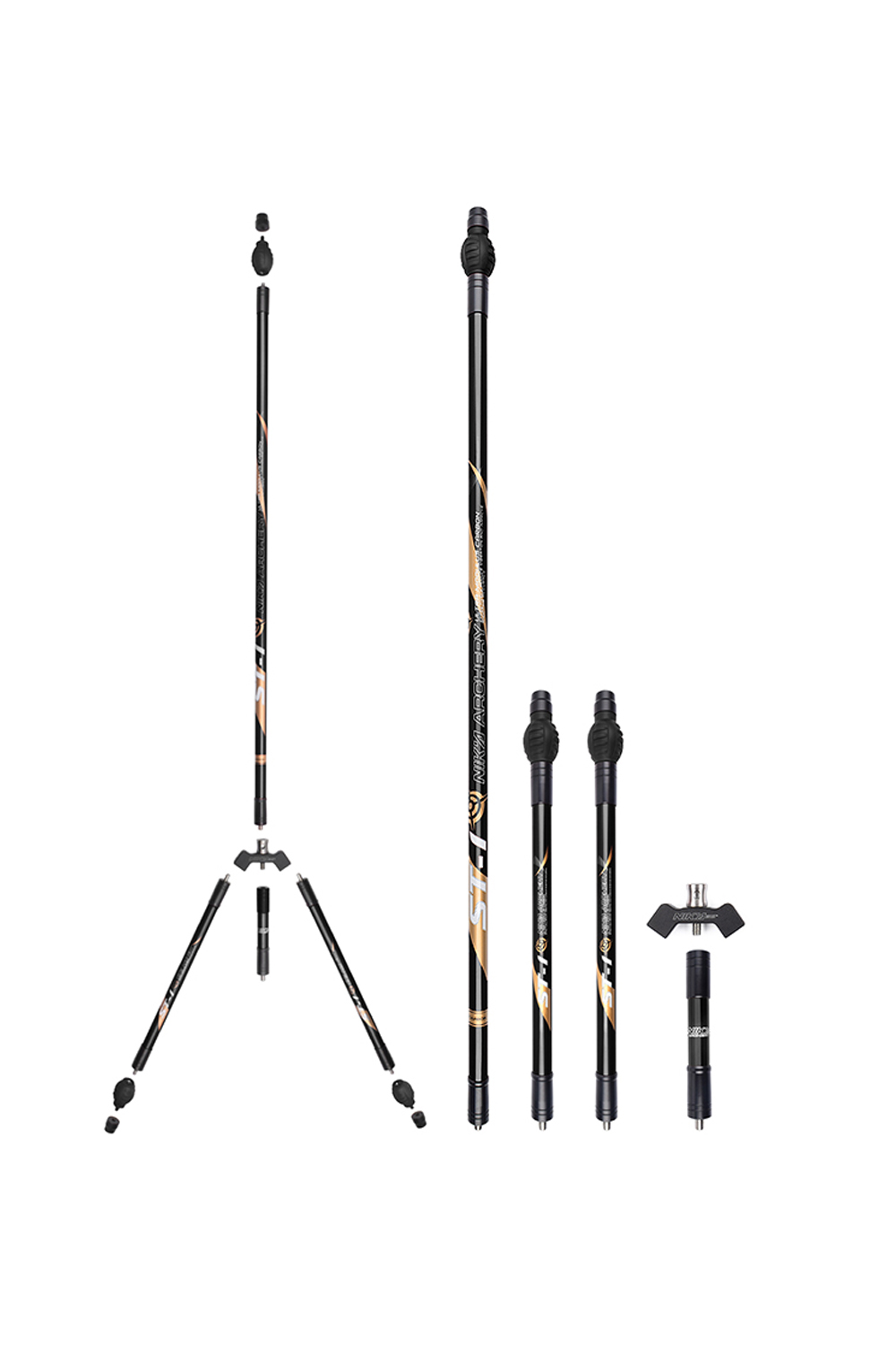 Nika ST-1 35° V-Seat Archery Bow Stabilizer Kit-Lokearchery