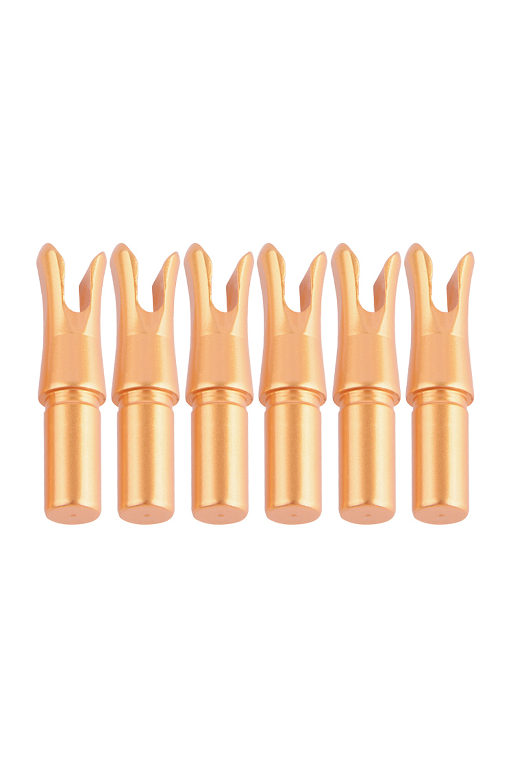 12-Pack 6.2mm Aluminum Insert Nocks-Lokearchery