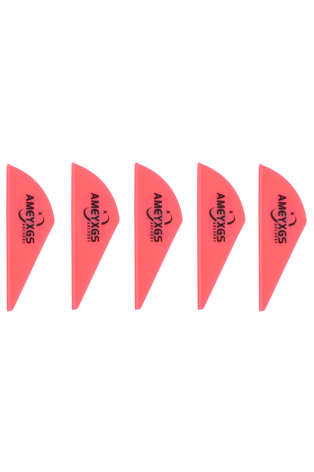 100Pcs 2" Solid Color Rubber Archery Feathers-Lokearchery